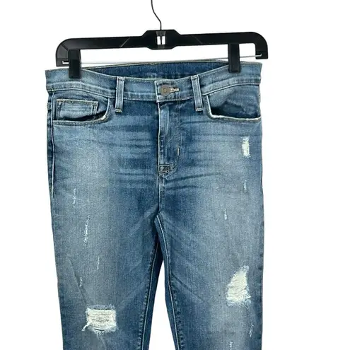 Hudson NWT Jeans Womens 27 Blue Nico Mid Rise SS Ankle Blue Falls