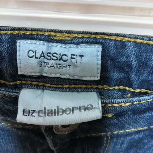 Liz Claiborne  Size 8 Classic Fit Straight Leg Jeans