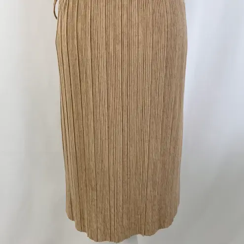 VERO MODA New Micro Pleat Faux Wrap Short Dress Gigi Irish Cream Size XL