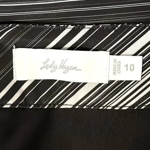 Lady Hagen Empower Variegated Stripe Skort Golf Skirt w Shorts Women’s Size 10