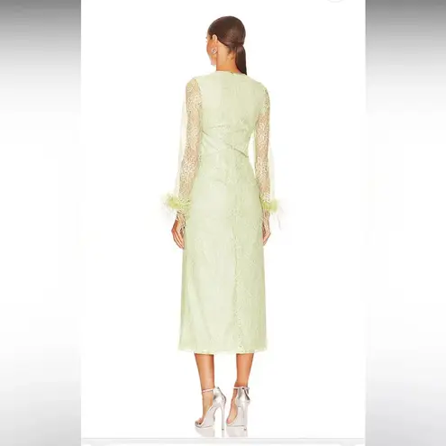 Alice McCALL NWT Vivienne Midi Dress Lettuce Green Size 2