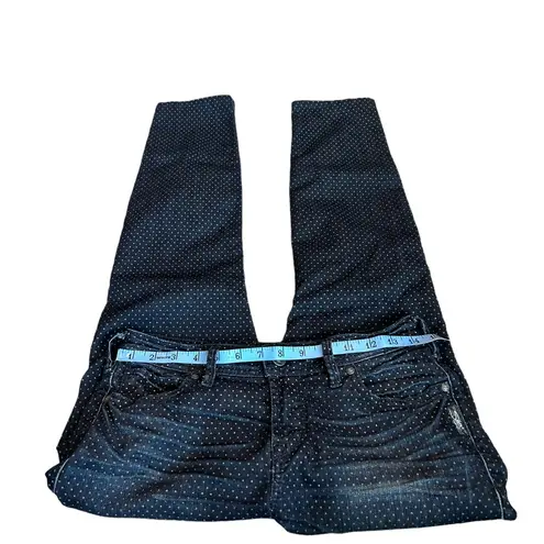 Silver Jeans 3/$15 SILVER polka dot suki super skinny jeans