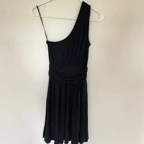The Limited  One-Shoulder Black Mini Dress – XS – Modern Chic, Eveningwear