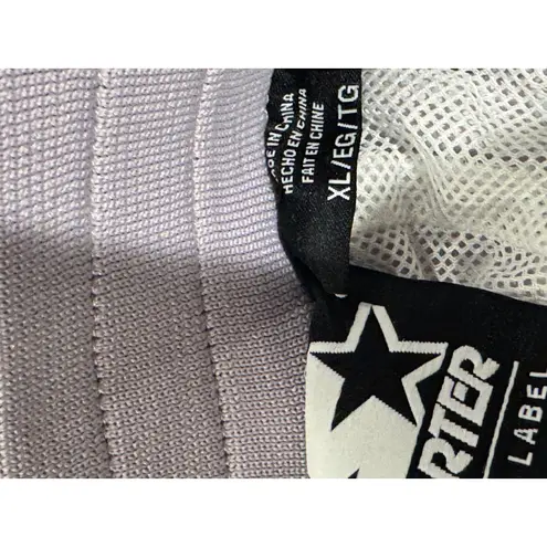 Starter Black Label Women's Purple Snap Button Track Pants XL