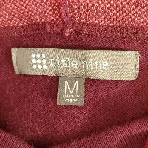 Title Nine Dekker Women's Beach Hooded Sweater size M