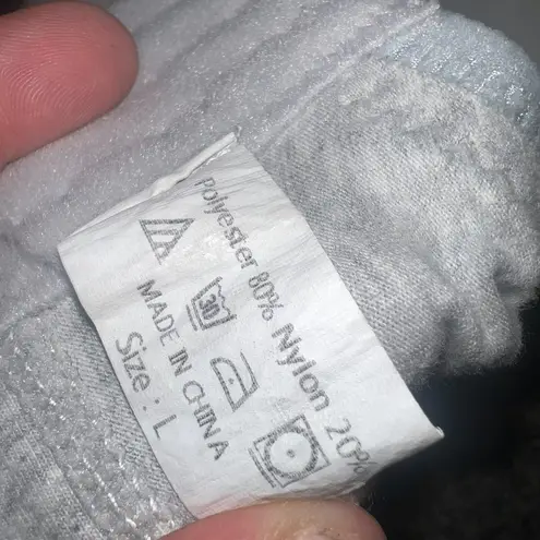 Light Gray Lace Trim Breastfeeding / Nursing Bra