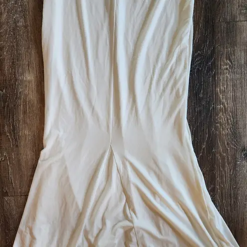 Retrofête Retrofete Valentina Dress in White Sleeveless Small NWT Chain Straps Open Back