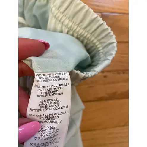 J.Crew  Harlow Drapey Pants‎ Mint Green Drawstring NWOT size 10 - Image 5