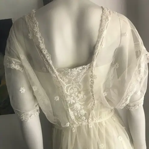 Vintage Strauss by Bonnie Lace Victorian Maxi Dress Women's Size 10 (XS Modern)