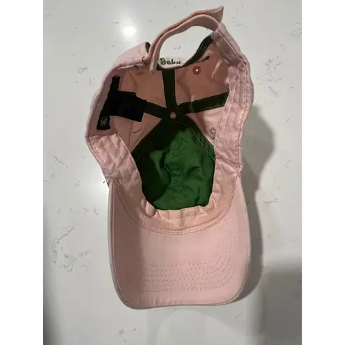 Womens Pink Baseball Cap Dad Hat Embroidered Logo "I Love John Deere"