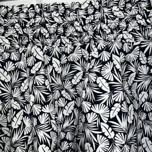 BODEN Navy/White Hawaiian Leaf Foliage Mini Skirt Cotton NWT Size 10 Blue