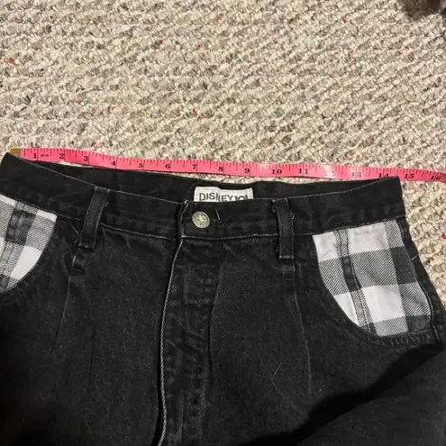 Disney RARE  Vintage 101 Dalmatians Embroidered Logo Black Jean Size 13/14 (6/28)