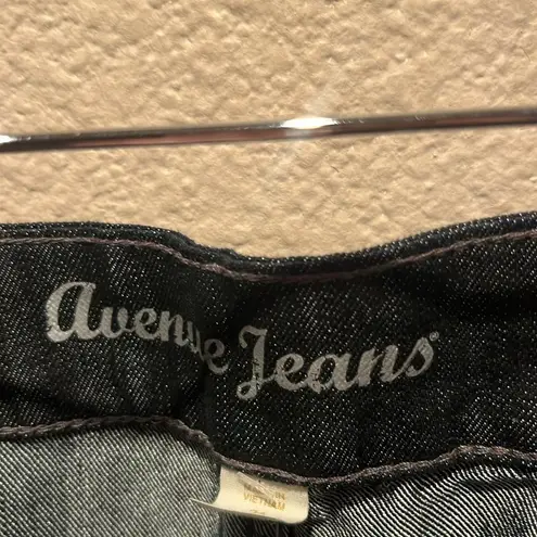 New Avenue Women’s Black Jeans with shimmer Size 26 Tall NWT