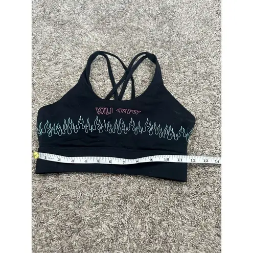 Kill Crew Flame High Support Sports Bra Strappy Longline