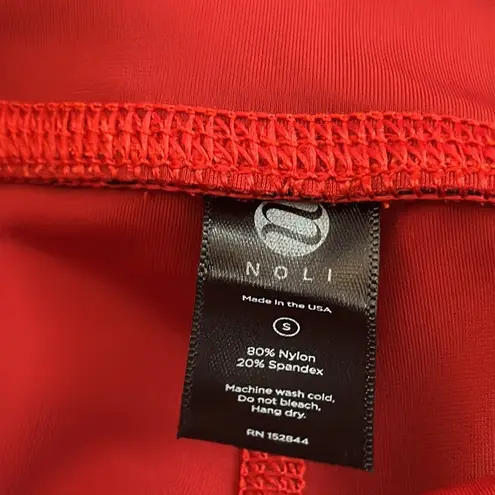 Noli Cherry Liquid Red Shiny Leggings