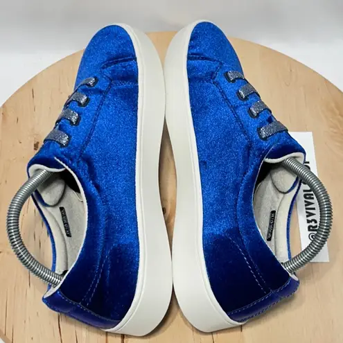 Revitalign Orthotic x Shawn Killinger Malibu Blue Velvet Sneaker NWOB
