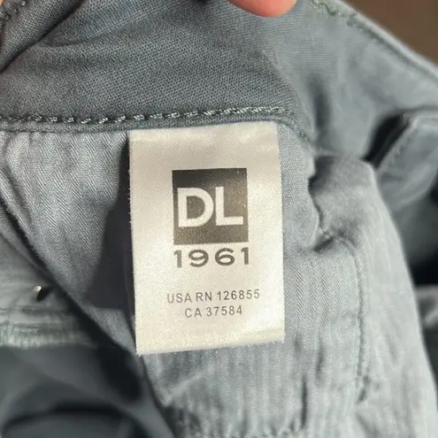 DL1961 Premium Denim Margaux Instasculpt Ankle Skinny Jeans Elm Size 30