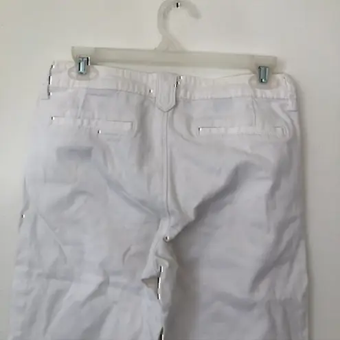 NOT YOUR DAUGHTERS NYDJ Solid White Cropped Crop Ankle Skinny Jeans 4 / 27"