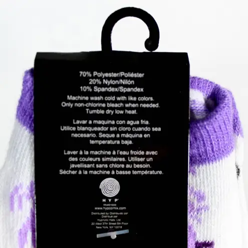 NWT Gothic Lydia Beetlejuice Ankle Socks Women’s Purple