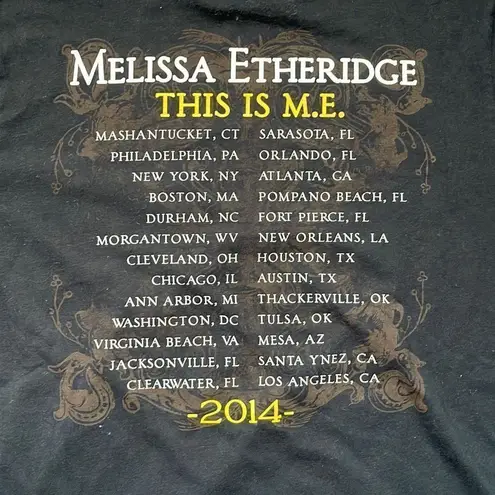 Melissa Etheridge 2014 “This is Me” Concert Tour T
