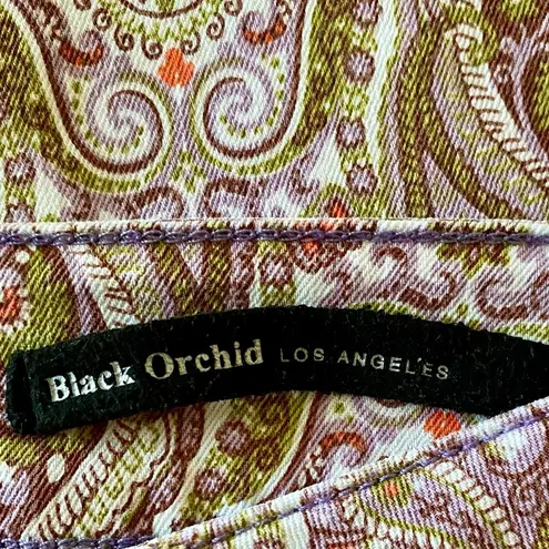 Black Orchid Paisley Skinny Jeans 29