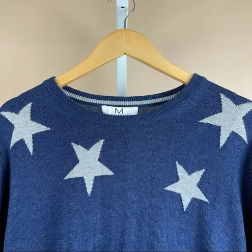 Magaschoni Small Cashmere Blend Star Graphic Print Crewneck Sweater Winter