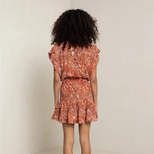 ALC Frank NEW A.L.C. Carly Sorbet Multi Printed Silk Mini Dress Size 8