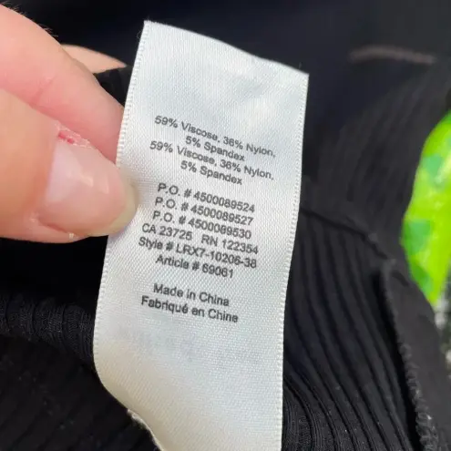 Wilfred  FREE BLACK RIBBED LONG SLEEVE SHIRT