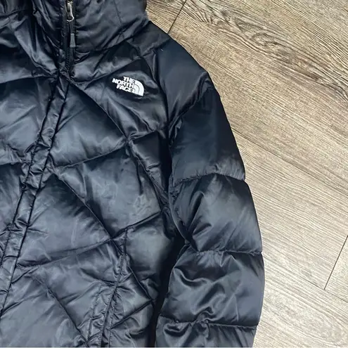 The North Face  Puffer Coat Women Small Full Zip Goose Down 550 Quilted Jacket