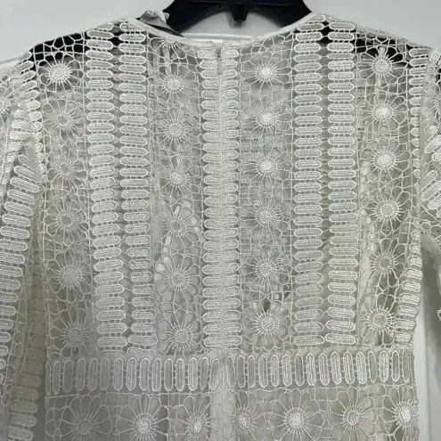 Alice McCALL  Like a Dream Dr White Lace Midi Dress Sz 4