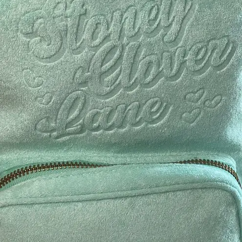 Stoney Clover Lane NWT x Target Mint Green Terry Backpack Full Size Beach Pool
