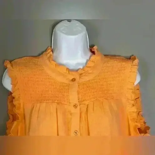 Studio West  Women's Gauge Smocked Ruffle Neck Top (297)