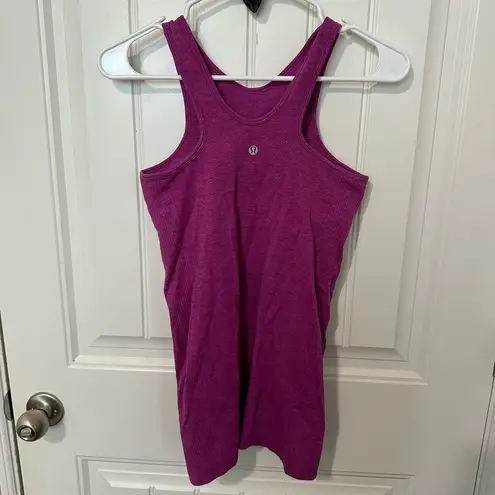 Lululemon  Seamlessly Covered Tank Heathered Ultra Violet size 6