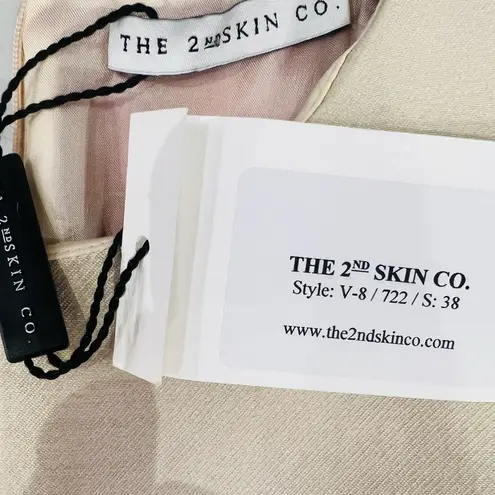 The 2nd Skin Co Champagne Silk bubble Dress Tan Size 2