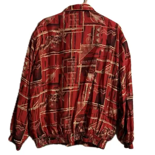 FU DA SILK International Women’s XL 100% silk 2 peace tracksuit NWT