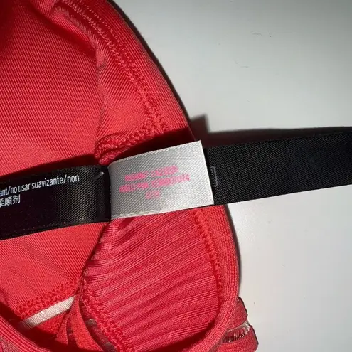 PINK - Victoria's Secret Victorias Secret PINK Sport Bra XS Ultimate Lightly Lined Racerback Coral