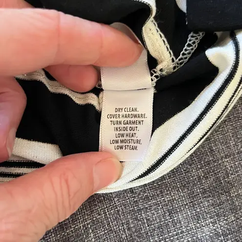 St. John Black and White Striped Women's Top size S