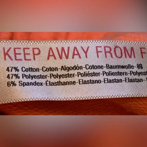 Free People FP Movement Women’s Size Medium Cotton Blend Peach Joggers Orange