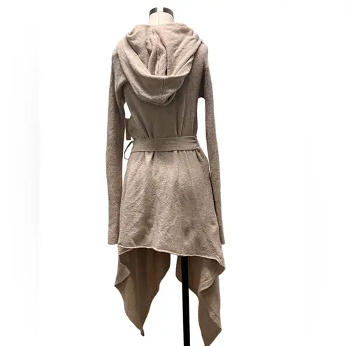 NWT Free People Sloane' Hooded Wrap Cardigan Tan Size L