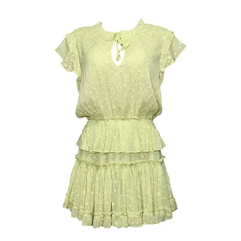 Sézane MISA LOS ANGELES Lilian Mini Drews, Honeydew Clip Dot, Large