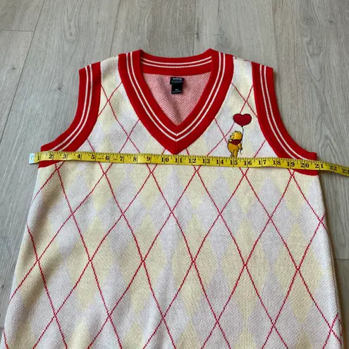 Her Universe Disney Winnie The Pooh Sweater Vest Size Junior MD Valentine