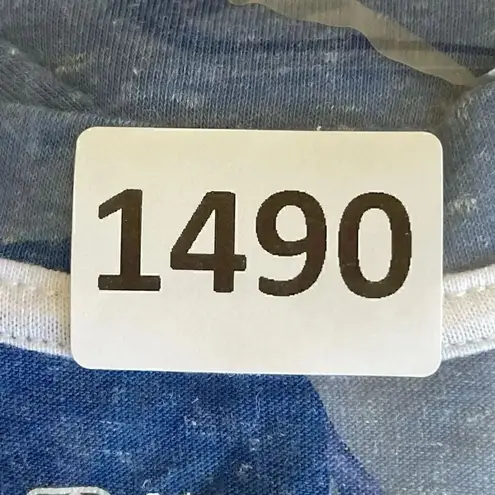 Nba Golden State Warriors Logo V Neck Adidas Women's Royal Long Sleeve Shirt SZ