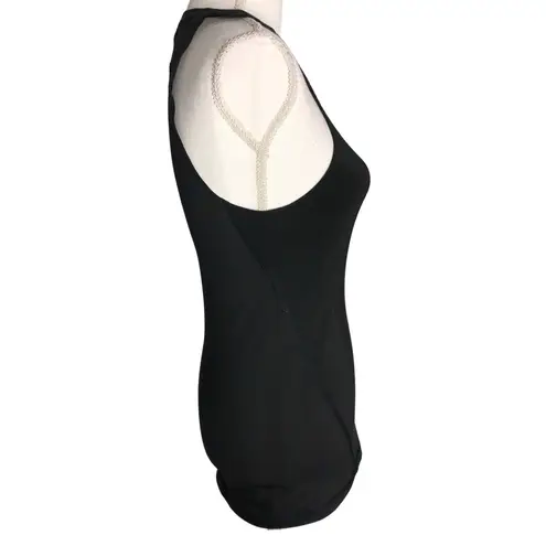 Adidas  Women’s Techfit Compression Mesh Panel Black Tank Top