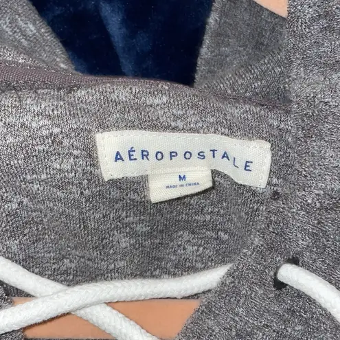 Aeropostale Women’s  terrycloth tied up hoodie