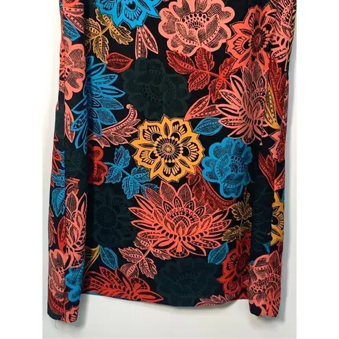 CeCe Women's Floral Sleeveless Mini Shift Dress Multicolor Size 10