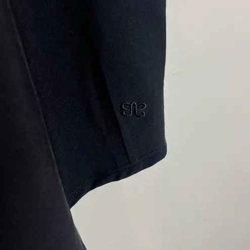 ALBION FIT - Front Tie Top Black Size S