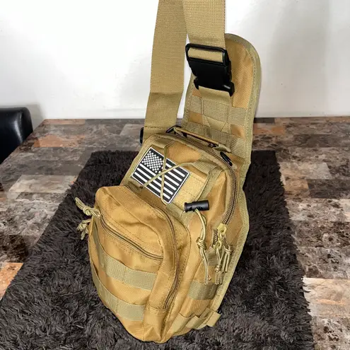 Crossbody Shoulder Bag Carrier Tote Tan