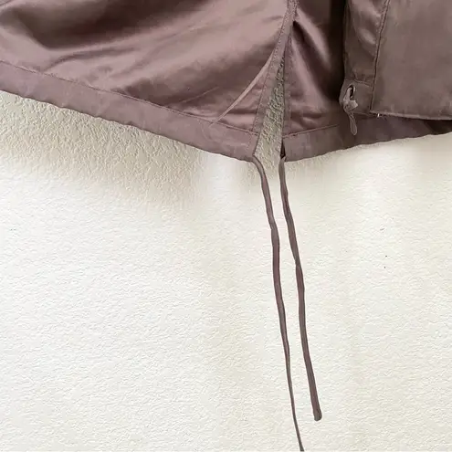 Staccato Taupe Hooded Utility Jacket Size S