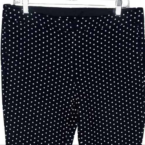 1901 Pants Women 4 Black White Polka Dot Crop Trouser Business Office Feminine