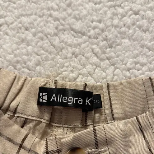 Allegra K Tan Chinos Relaxed Fit Lightweight
